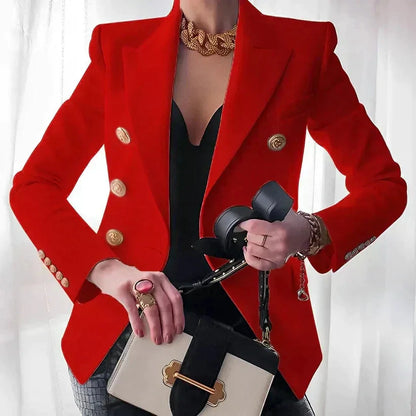 Bellanova – Dobbeltradet blazer med guldknapper
