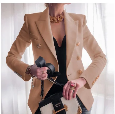 Bellanova – Dobbeltradet blazer med guldknapper