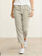 Emiliora – Pantalon slim taille à cordon pour femme