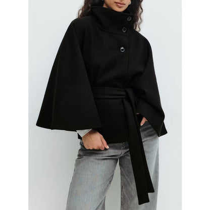 Vaelis – Manteau-cape ceinturé