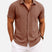 Novarello - Cotton Linen Short Sleeve Shirt