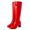 Jannine - Botas elegantes de charol