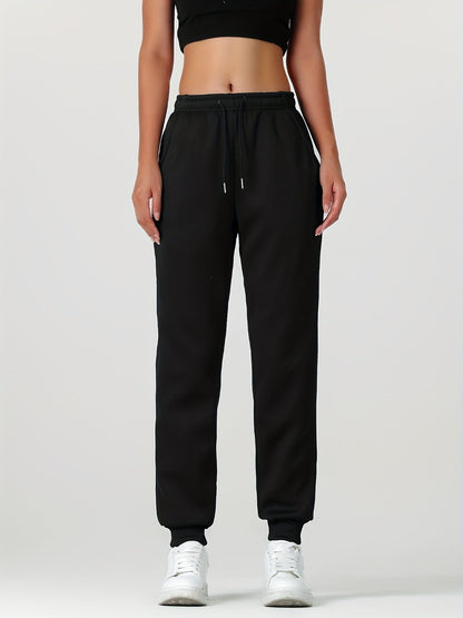 Women's Fleece Lined Cuffed Joggers - Image 3