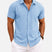 Novarello - Cotton Linen Short Sleeve Shirt