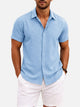 Novarello - Cotton Linen Short Sleeve Shirt