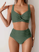 Women High Waisted Bikini Set Tummy Control Two Piece Swimsuit - Image 3