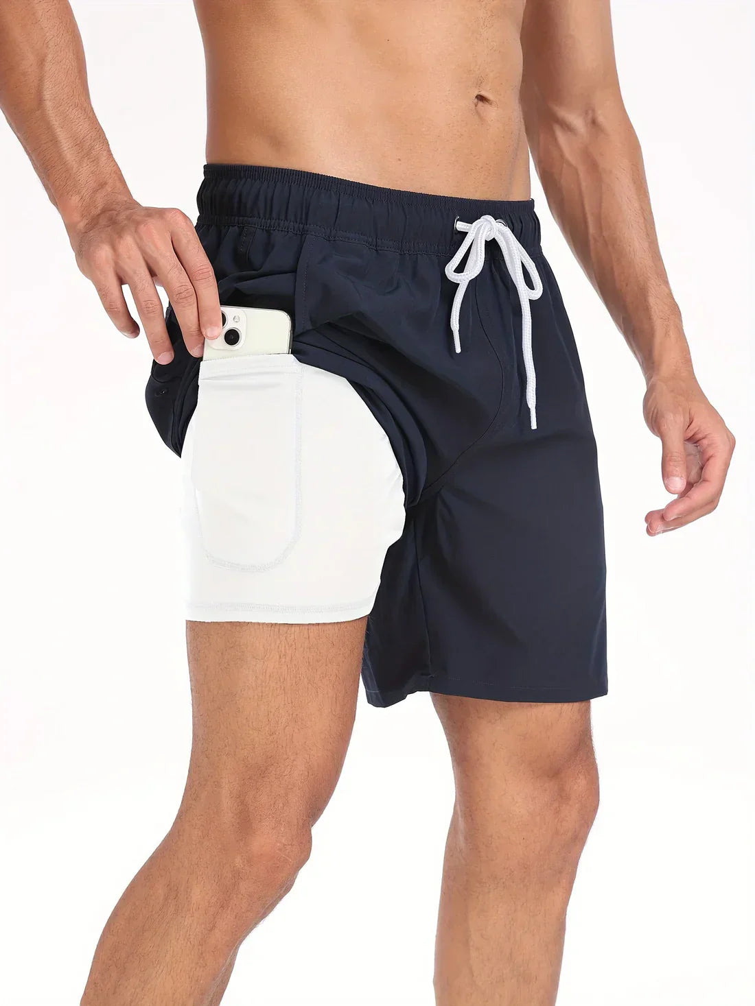 Dolcero – Short de bain sportif à séchage rapide pour homme