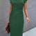 Katia – Vestido clásico ajustado de manga corta