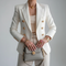 Blazer de Doble Botonadura para Mujer