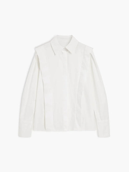 Carrelisse – Camisa de Botones Cuadrados para Mujer