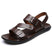Men's Leather Cushioned Sandals
