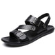 Men's Leather Cushioned Sandals - Image 2