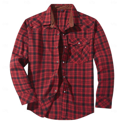 Bellamy | Rugged Checked Overshirt - Image 3