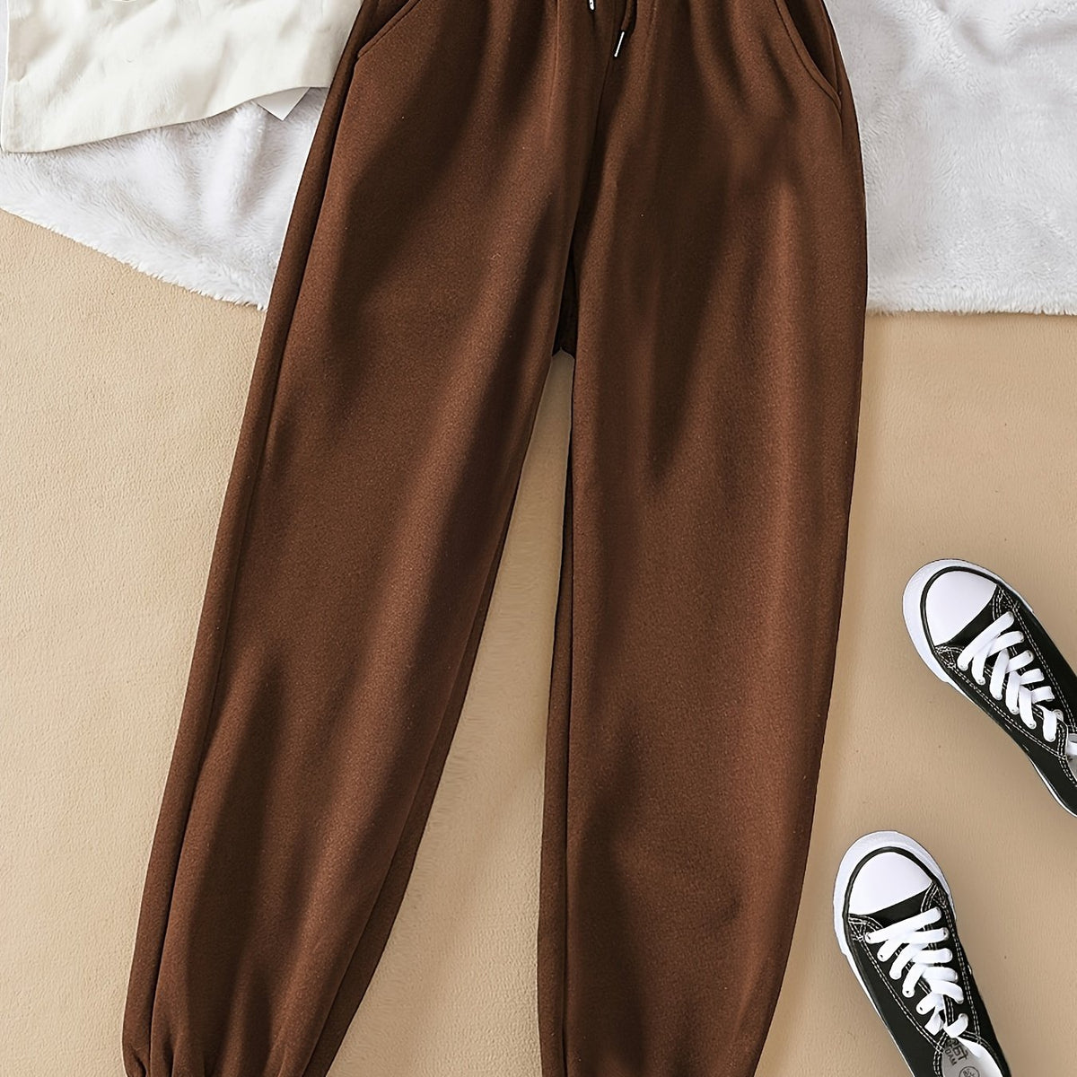 Womens Drawstring Joggers - Image 17