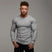 Elandro – T-shirt à manches longues pour homme avec coupe ajustée décontractée