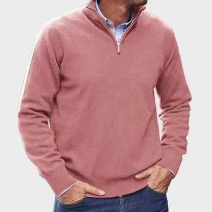 Corvane – Men’s Quarter Zip Casual Sweater