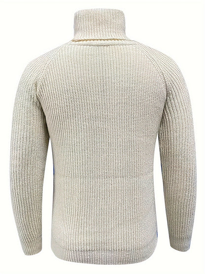 Norvex – Suéter de cuello alto para hombre