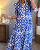 Women Boho Maxi Shirt Dress Printed Summer Casual - Image 4