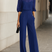 Women Wide Leg Formal Jumpsuit Dressy - Image 2