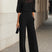 Women Wide Leg Formal Jumpsuit Dressy - Image 3