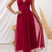 Women Elegant Flowing Midi Wedding Guest Dress - Image 8