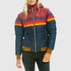 Orivelle - Quilted Colorblock Jacket With Teddy Lining