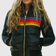 Orivelle - Quilted Colorblock Jacket With Teddy Lining