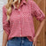 Annah - Camicia a quadri da donna con taschino sul petto