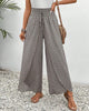 Callie - Wide Leg Trousers With Geometric Pattern