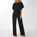 Avelline - Dámský overal s řasenými rukávy a páskem na zavazování
