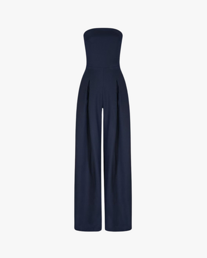 Shienna - Combinaison femme bustier à jambes droites