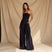 Shienna - Combinaison femme bustier à jambes droites