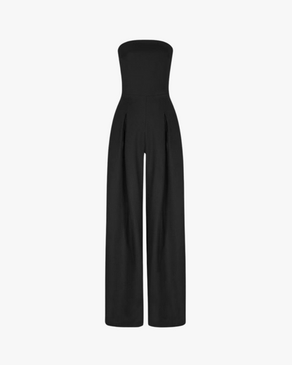 Shienna - Combinaison femme bustier à jambes droites