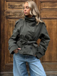Serelune - Short Double Breasted Jacket With Belt
