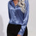Larisa - Womens Long Sleeve Shirt With Kent Collar