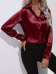 Larisa - Womens Long Sleeve Shirt With Kent Collar