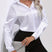 Larisa - Womens Long Sleeve Shirt With Kent Collar