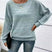 Aurevina - Maglione a maniche a pipistrello a righe