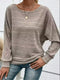 Aurevina - Maglione a maniche a pipistrello a righe