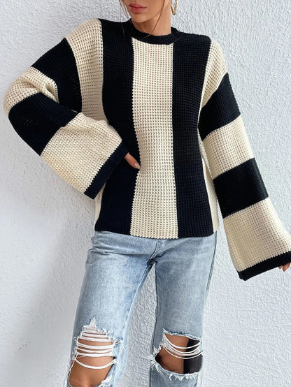 Luneria - Striped Womens Sweater