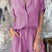 Women Two Piece Button Down Shirt Shorts Set Summer - Image 9