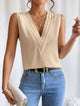 Milena - Sleeveless V Neck Blouse