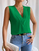 Milena - Sleeveless V Neck Blouse
