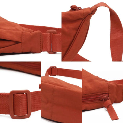 Stephanie - Halvmåne Crossbody-taske med justerbar rem