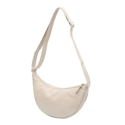 Stephanie - Halvmåne Crossbody-taske med justerbar rem
