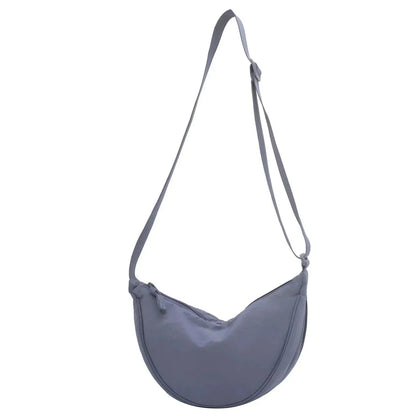 Stephanie - Halvmåne Crossbody-taske med justerbar rem