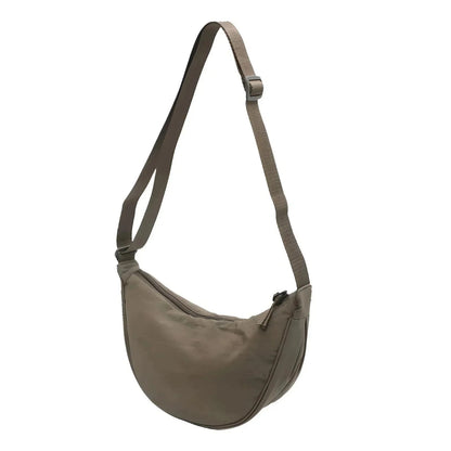 Stephanie - Halvmåne Crossbody-taske med justerbar rem