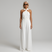 Women Halter Neck Wide Leg Formal Jumpsuit - Image 5