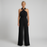 Women Halter Neck Wide Leg Formal Jumpsuit - Image 7