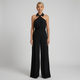 Women Halter Neck Wide Leg Formal Jumpsuit - Image 7